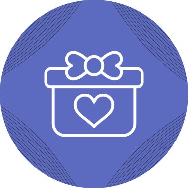 hediye simgesi vektör illüstrasyonu