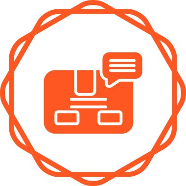 Skype sohbet simgesi, vektör illüstrasyonu