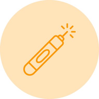 Lazer Pointer Simgesi Clipart Avatar Logotype İzole Vektör İllüstrasyonu