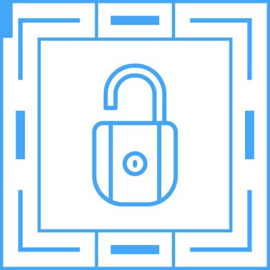 simge vektör illüstrasyonunun kilidini aç 