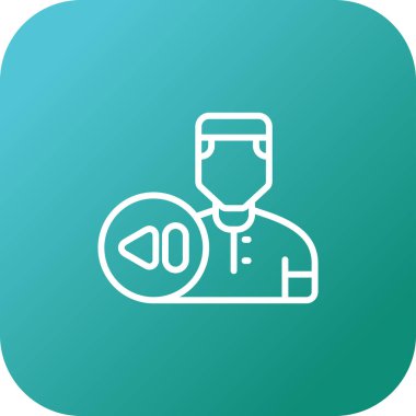 kullanıcı. Web simgesi basit illüstrasyon