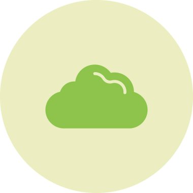 bulut web simgesi basit illüstrasyon