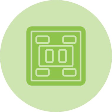 Soket simgesi tasarımı, vektör illüstrasyonu