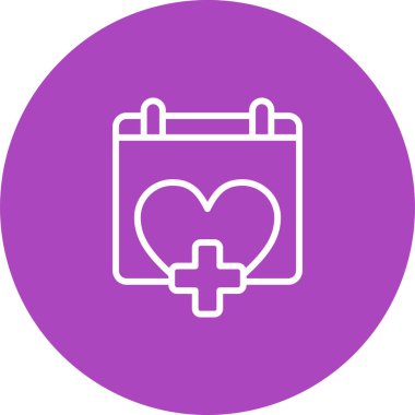 takvim anımsatma simgesi, özet biçimi, vektör illüstrasyonu