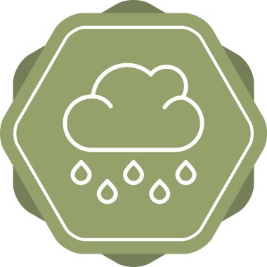 bulut web simgesi, basit illüstrasyon