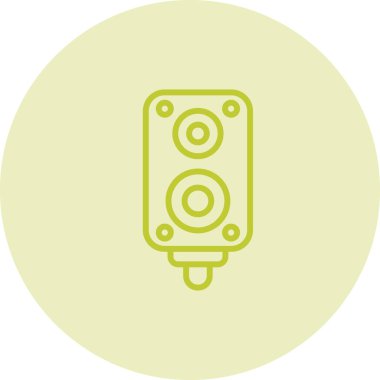 hoparlör simgesi, vektör illüstrasyonu basit tasarım