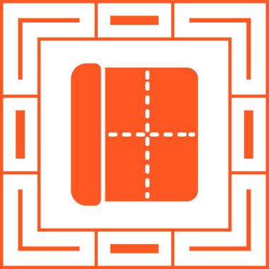 Beyaz Arkaplanda Web Sayfası Kenarlıkları Simgesi İzole Edildi 