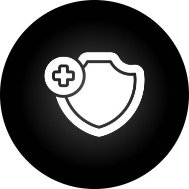 Kalkan, Koruma, Güvenlik Simgesi Vektör İllüstrasyonu