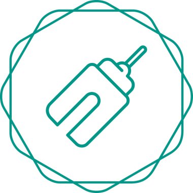 elektrik dolgu simgesi web illüstrasyonu