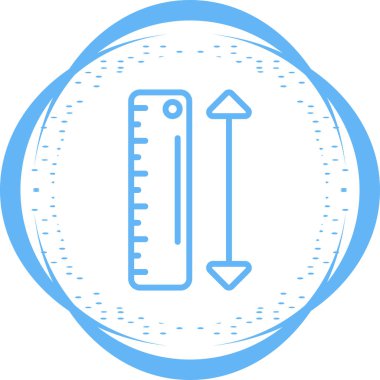 vektör çizim ölçek simgesi
