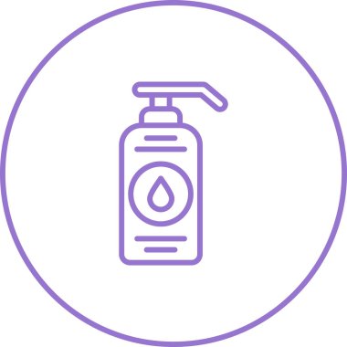 El dezenfektanı simgesinin vektör çizimi