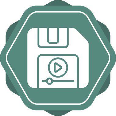 Disket Simgesi, Beyaz Arkaplanda izole edilmiş Kaydet düğmesi.