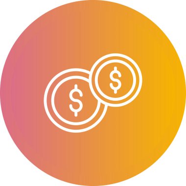 sikke simge tasarım, vektör çizim