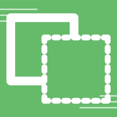 Önplan web simgesi, vektör illüstrasyonu