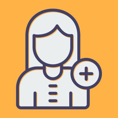 doktor simgesi, vektör illüstrasyonu basit tasarım