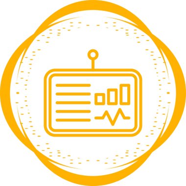 Gösterge paneli ikon vektör illüstrasyonu 