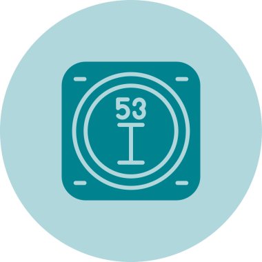 Periyodik tablo ağının kimyasal elementi basit illüstrasyon