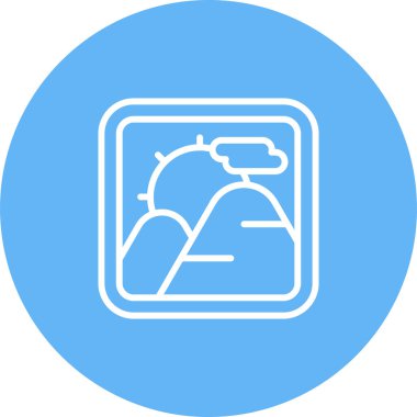  Resim simgesi. Grafiğin vektör illüstrasyonu