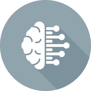  İş Zekası web simgesi vektör illüstrasyonu 