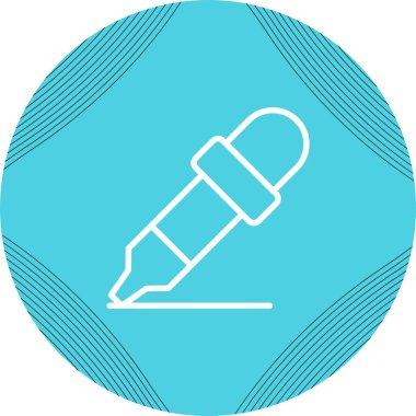 Göz damlası Simgesi Düzlüğü. Vektör Göz Damlası Sembolü