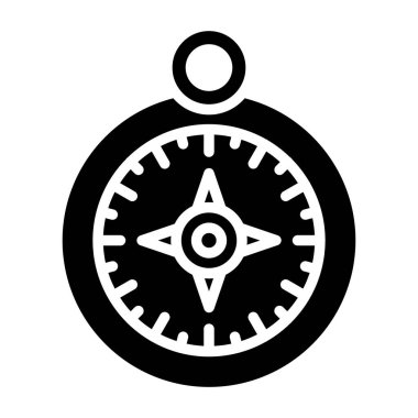 pusula simgesi web basit illüstrasyon