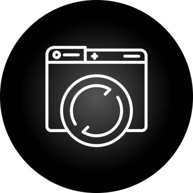 Sayfa simgesinin vektör illüstrasyonu