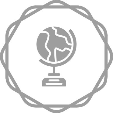 Globe web simgesinin illüstrasyonu 