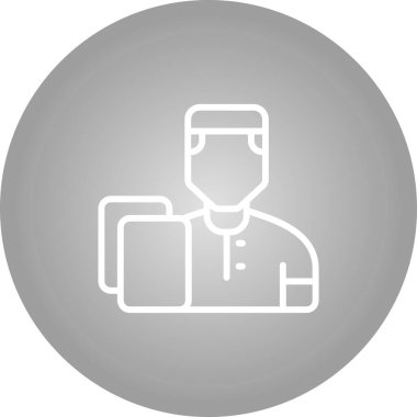 kullanıcı. Web simgesi basit illüstrasyon