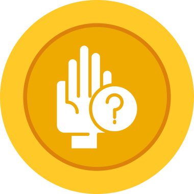 Yardımcı simge, vektör illüstrasyonu