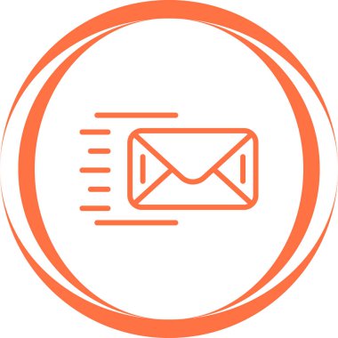 E- posta simgesinin vektör illüstrasyonu