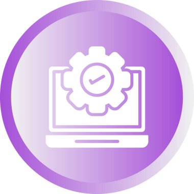 İşletim Sistemi Web simgesi vektör çizimi 