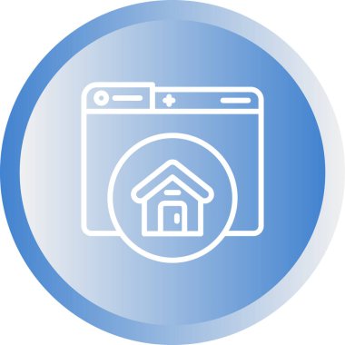 Ana sayfa vektör çizgisi simgesi beyaz arkaplanda izole edildi. Infographic, web sitesi veya uygulama için ana sayfa simgesi. 