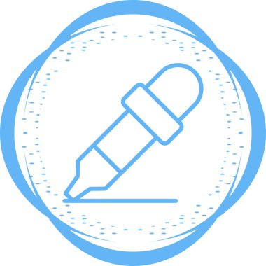 Göz damlası Simgesi Düzlüğü. Vektör Göz Damlası Sembolü