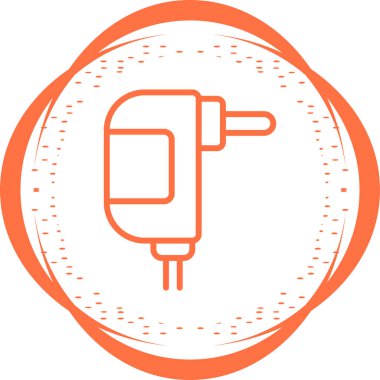 elektrik dolgu simgesi web illüstrasyonu