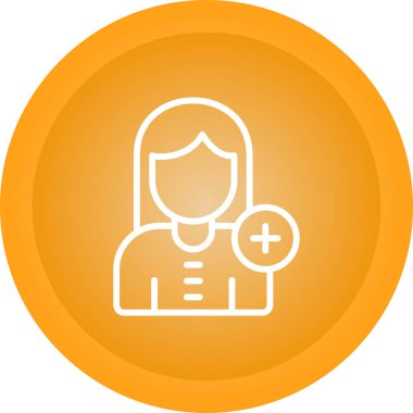 doktor simgesi, vektör illüstrasyonu basit tasarım