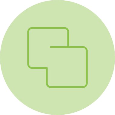 beyaz arkaplanda izole edilmiş simge vektörünü birleştir