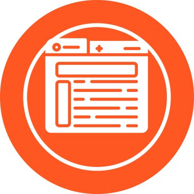 Düzen tasarımı ikon vektör illüstrasyonu