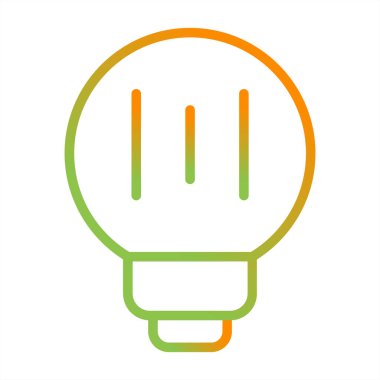  Led Ampul simgesi tasarım vektörü