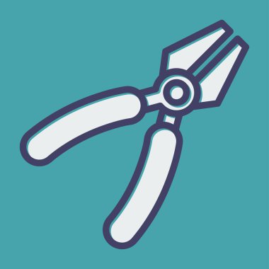 Pense modern simgesinin vektör illüstrasyonu  