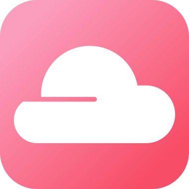 cloud web icon simple illustration