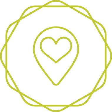 Konum simgesinin vektör illüstrasyonu