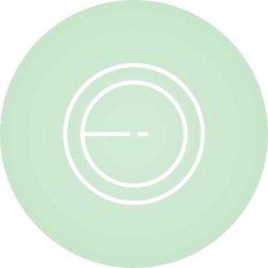 Çember olun. Web simgesi basit tasarım