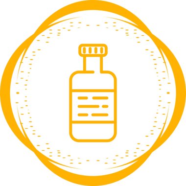   Bottle web icon simple illustration