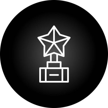 kupa web simgesi vektör illüstrasyonu 