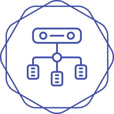 Yük dengeleyici. Web simgesi basit illüstrasyon