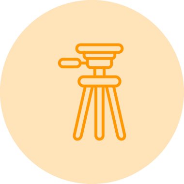 Tripod Stand 'ın temel doğrusal çizimi