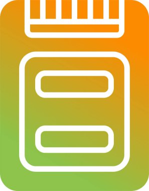 Ssd dosya biçimi vektör illüstrasyonu