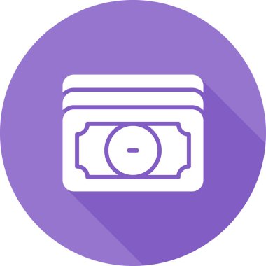 Para için. Web simgesi basit illüstrasyon