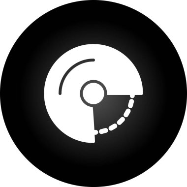 Açı simgesi basit düz illüstrasyon