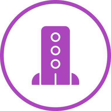 Modem simgesi web basit illüstrasyon